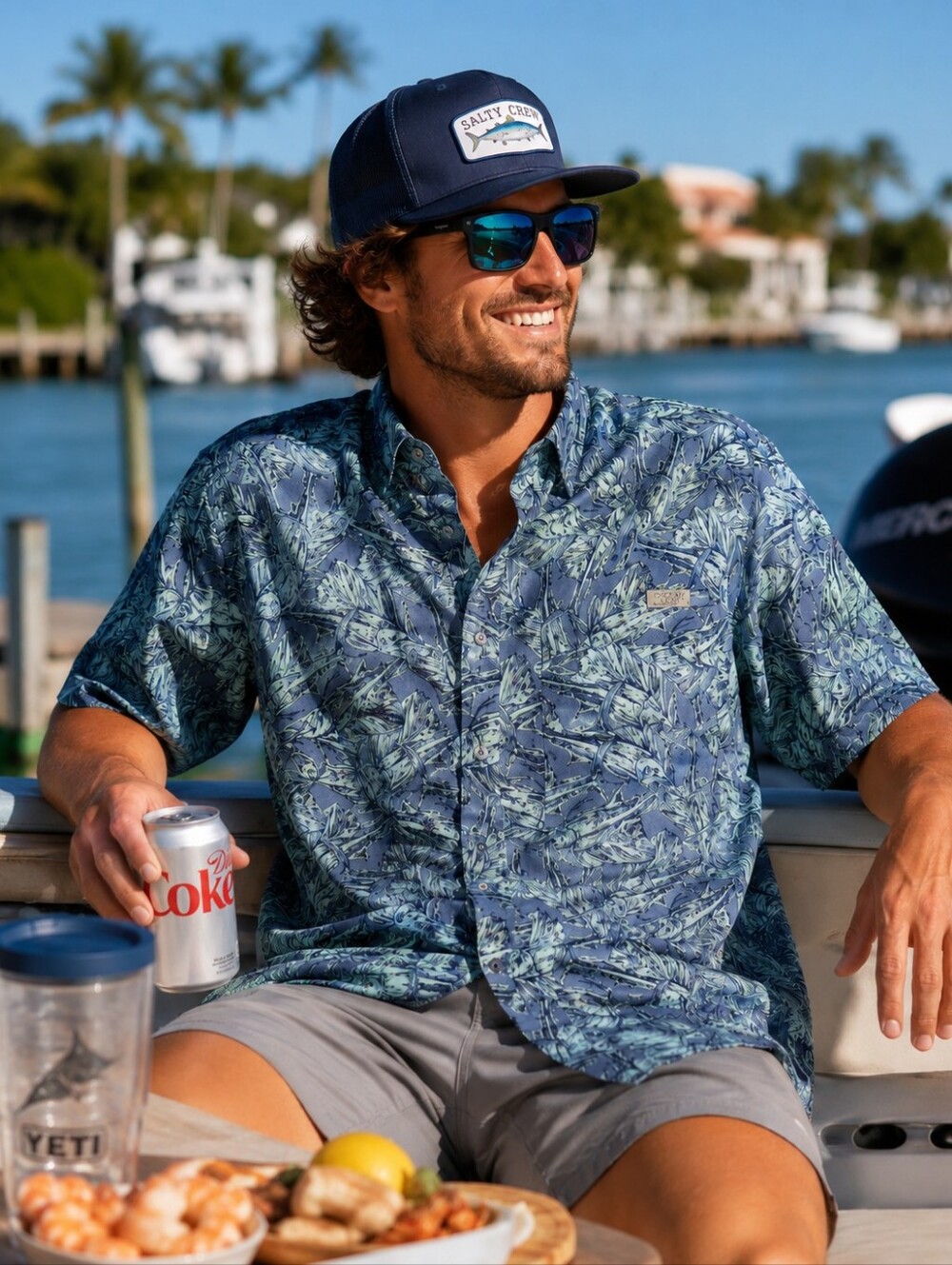 Ocean Coast fishing Shirt XL